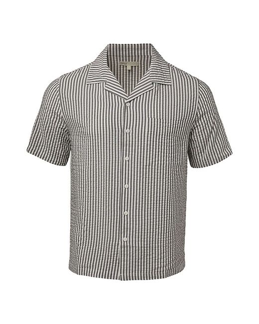 Onia Novelty Striped Camp Shirt