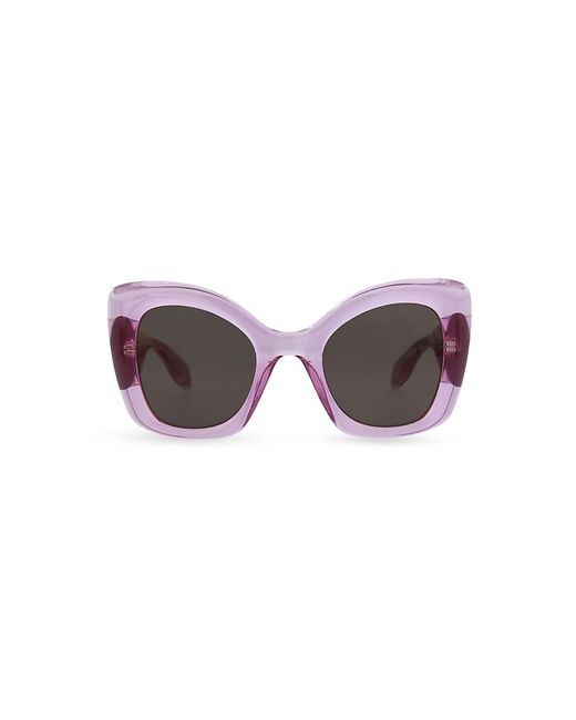 Alexander McQueen 53MM Cat Eye Sunglasses