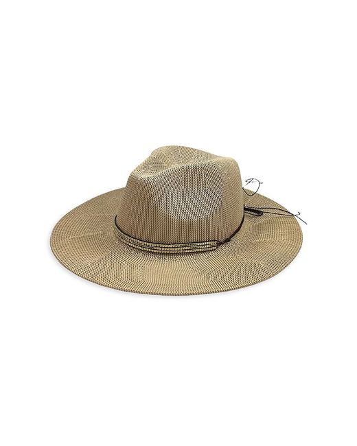 Marcus Adler Beaded Straw Panama Hat