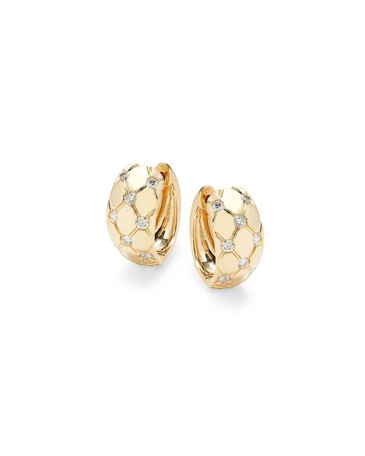 Saks Fifth Avenue 14K 0.5 TCW Diamond Huggie Earrings