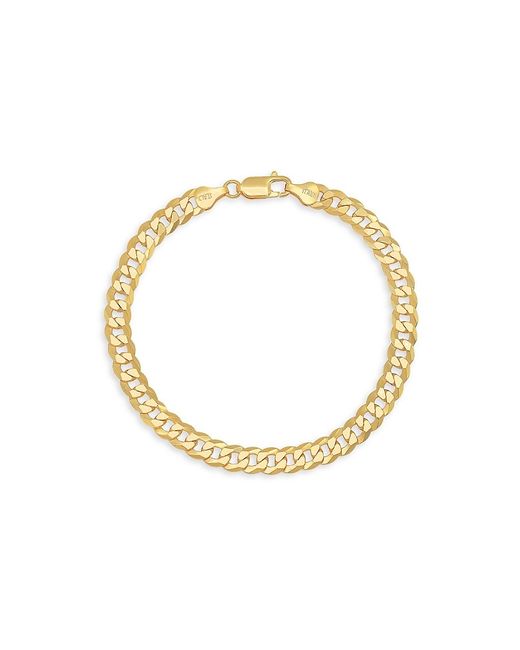 Anthony Jacobs Sterling Silver Curb Chain Bracelet