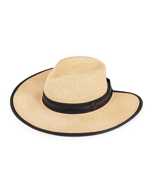 Vince Camuto Contrast Trim Framer Panama Hat