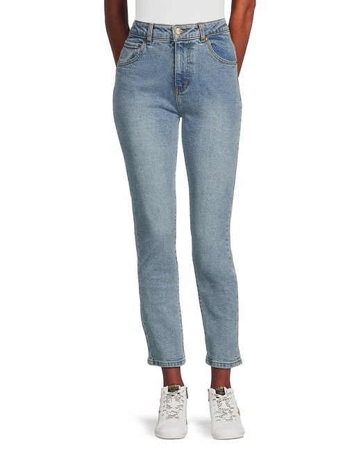Class Roberto Cavalli High Rise Faded Wash Jeans