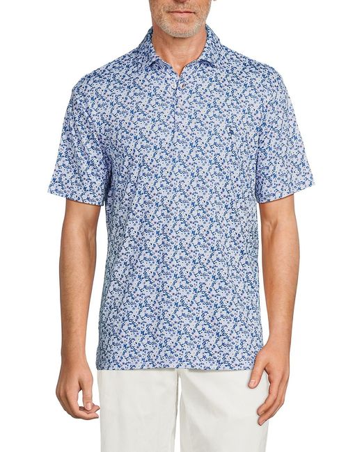 TailorByrd Floral Performance Polo