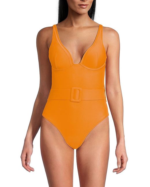 Hutch Belted One Piece Swimsuit