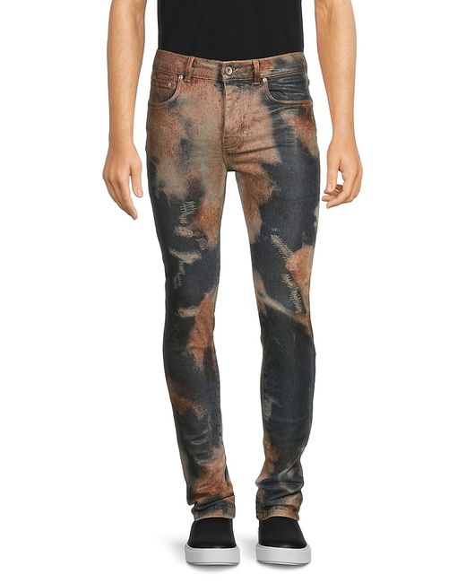 Purple Brand Bleached Ripped Jeans