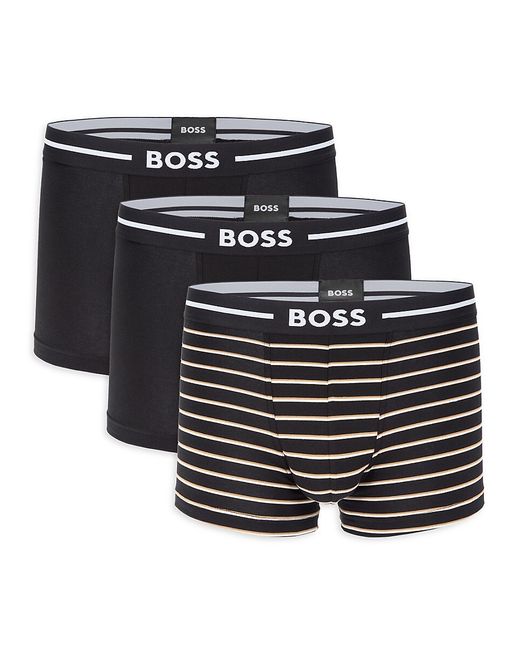 Boss 3-Pack Striped Boxer Briefs