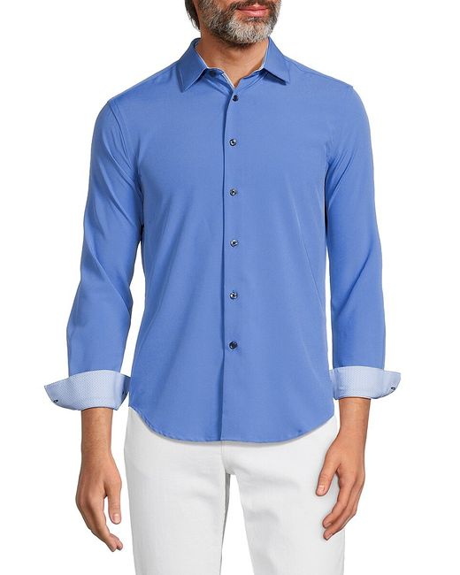 Report Collection Slim Fit Solid Shirt