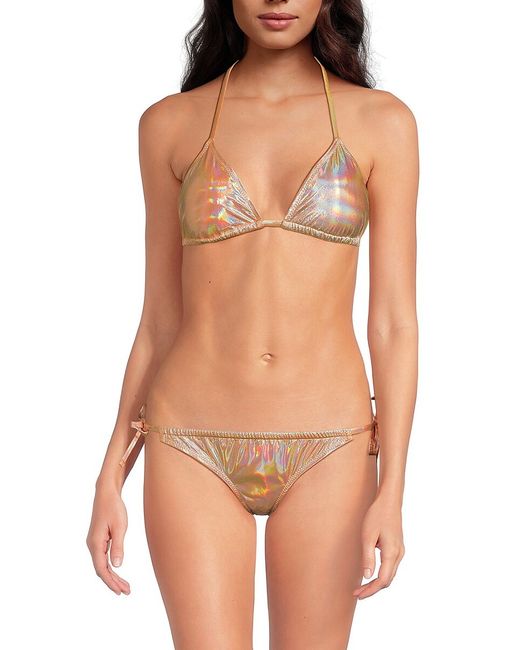 Hutch Floral Triangle Bikini Top