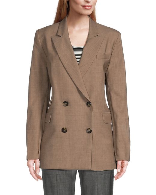 Twp Stretch Virgin Wool Double Breasted Blazer