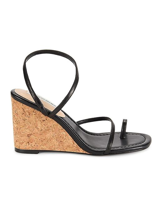 Saks Fifth Avenue Mave Leather Wedge Sandals
