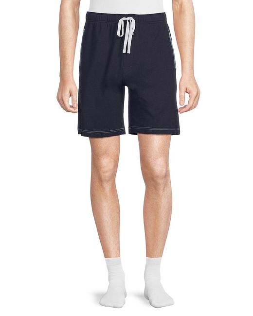 Saks Fifth Avenue Micro Grid Drawstring Shorts