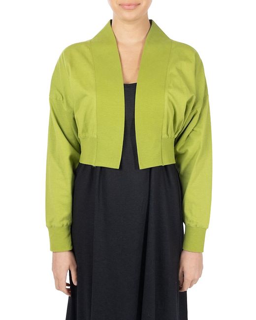Point Open Front Cropped Jacket