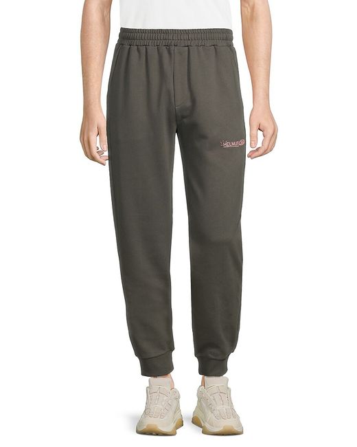 Helmut Lang Outer Space 2 Logo Relaxed Fit Joggers