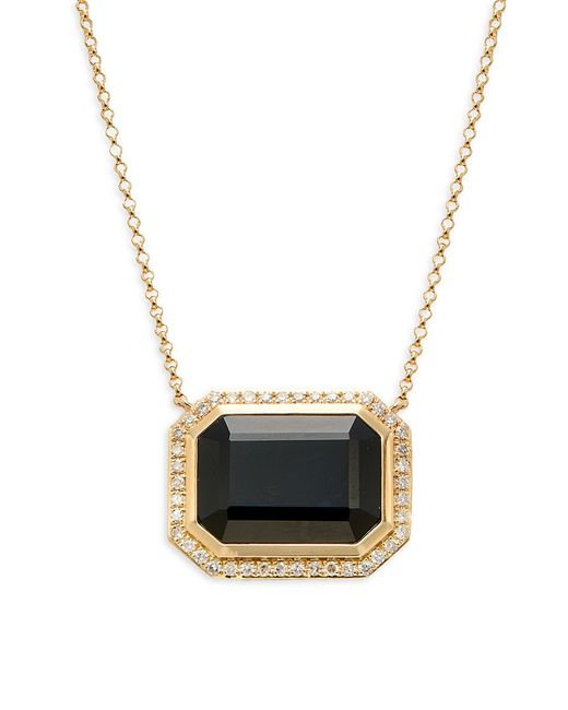 Effy 14K Gold Diamond Pendant Necklace