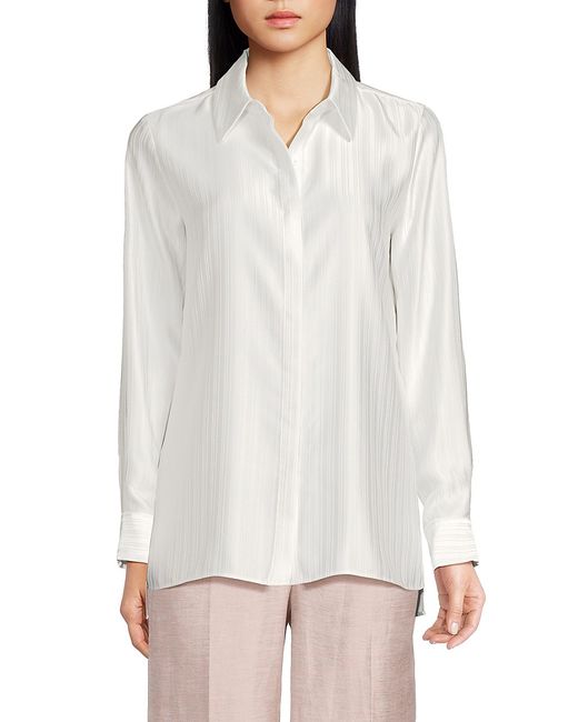 Calvin Klein Striped Jacquard Button Down Shirt