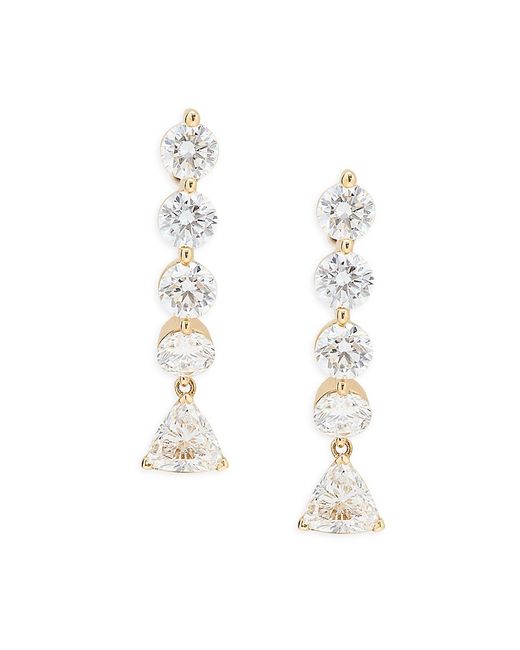 Saks Fifth Avenue 14K 0.24 TCW Lab Grown Diamond Drop Earrings