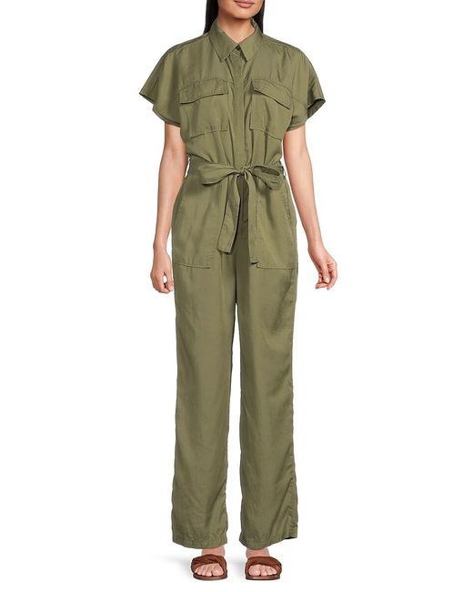 Saks Fifth Avenue Belted Utility Jumpsuit