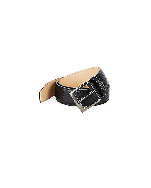 Faconnable Square Buckle Leather Belt