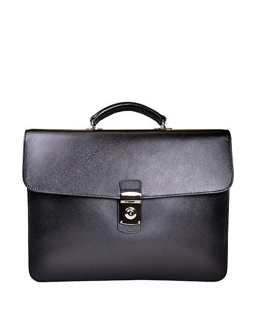 ROYCE New York Luxury Slim Briefcase