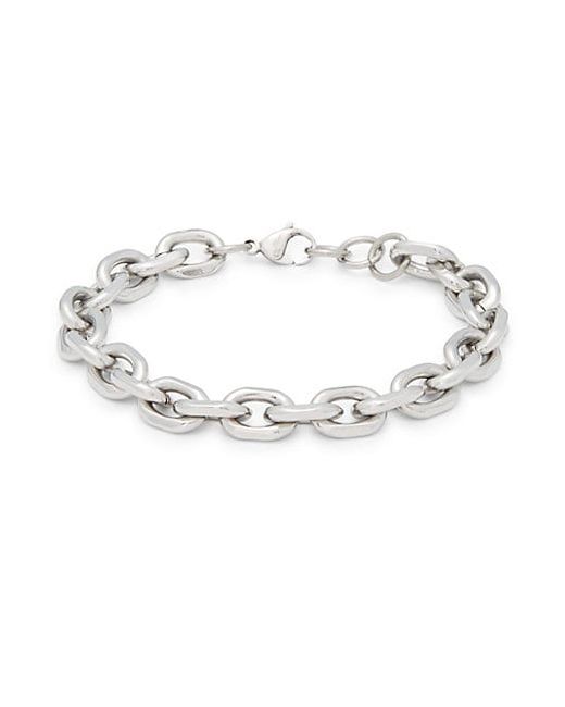 Chisel Stainless Steel Chained Bracelet