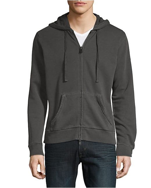 Zadig & Voltaire Moss Overdyed Cotton Hoodie