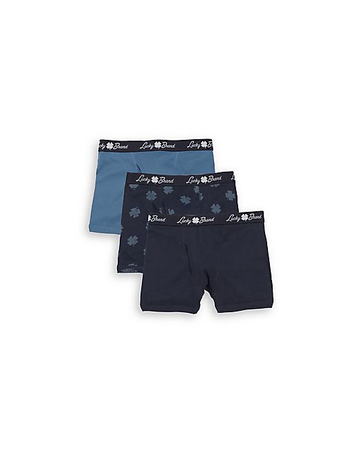 Lucky Brand Cotton Boxer Briefs 3-Pack