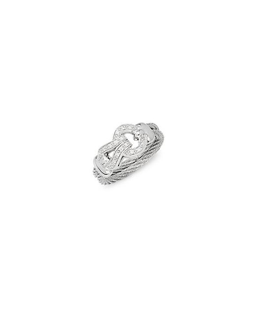 Alor 18K Stainless Steel Diamond Ring