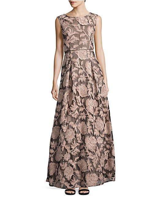 Karl Lagerfeld Embroidered Lace Gown