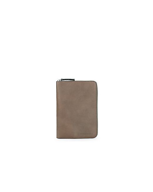 Brunello Cucinelli Leather Zip-Around Tablet Case