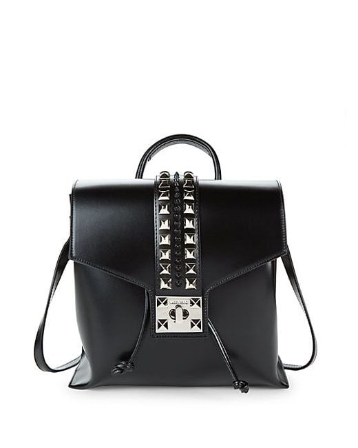 Valentino Bags by Mario Valentino Olivier Embellished Leather Backpack