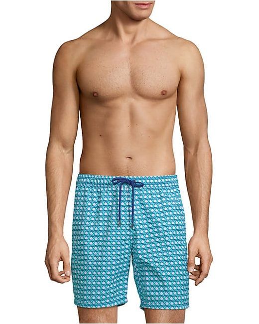 Mr. Swim Hexagon Weave Swim Shorts