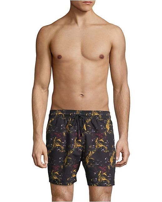 Brioni Printed Swim Shorts