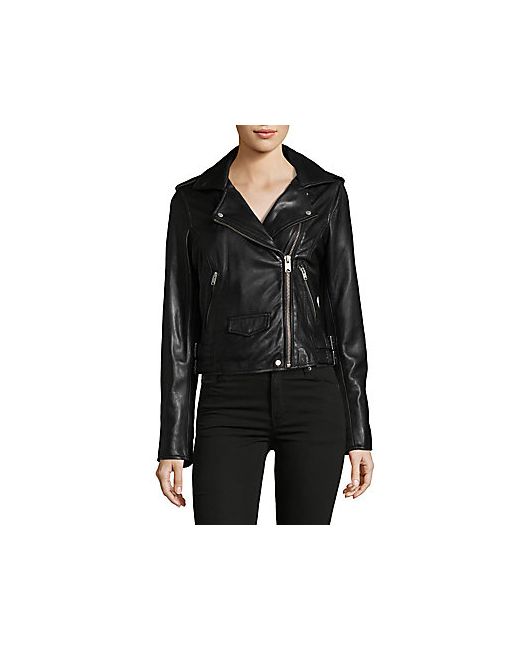 MARC NEW YORK by ANDREW MARC Wesley Leather Motor Jacket