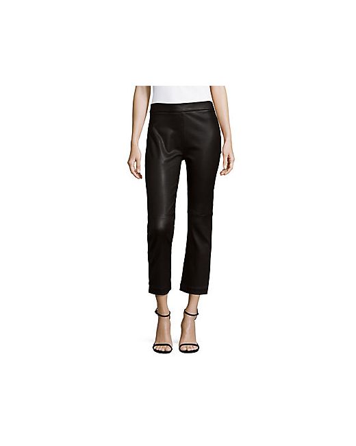 Iro Beck Cropped Leather Leggings