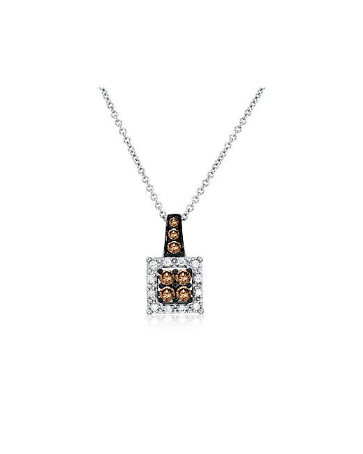 Le Vian Chocolatier Diamond 14K Square Pendant Necklace