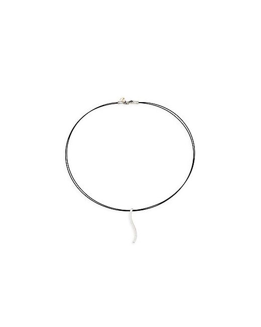 Alor Diamond 18K and Stainless Steel Choker Necklace