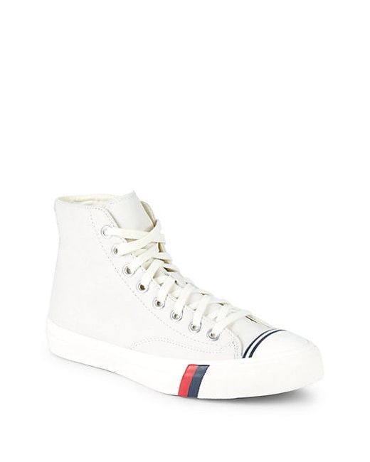 PRO-Keds Royal Leather High-Top Sneakers