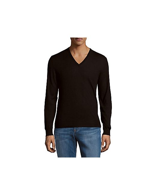 Ralph Lauren Solid V-Neck Cashmere Sweater