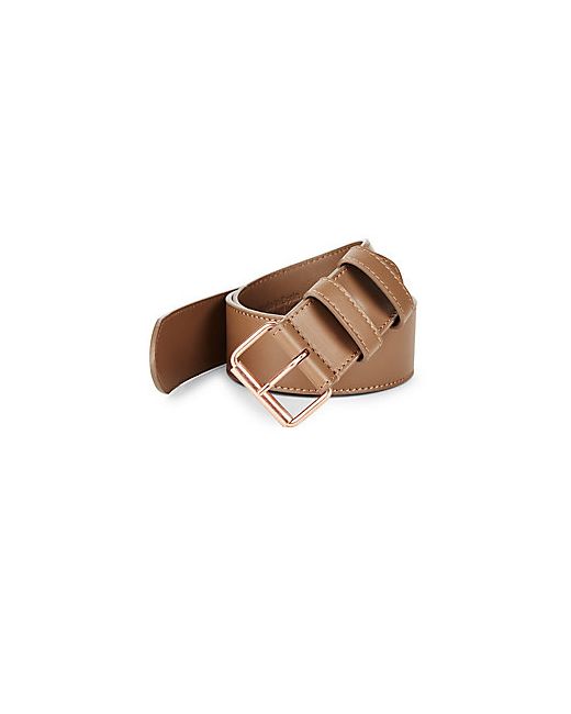 Faconnable Square Buckle Leather Belt