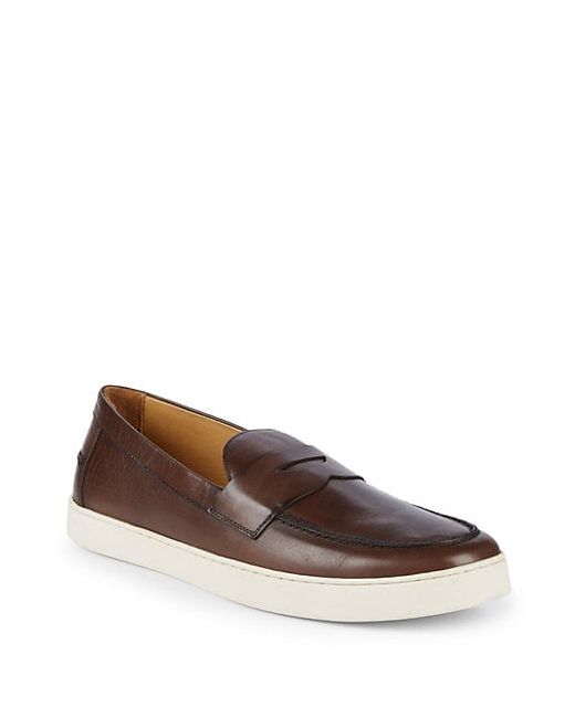 Vince Camuto Grante Leather Penny Loafers