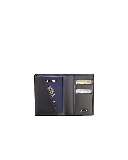 Royce RFID Blocking Leather Passport Wallet