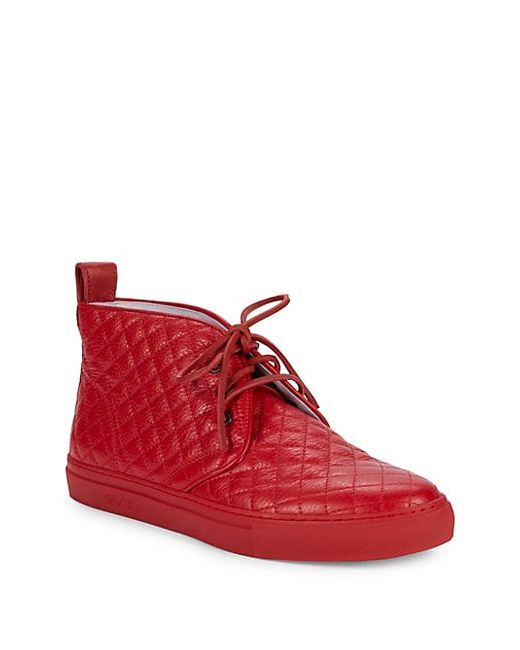 Del Toro Quilted Leather Ankle Boots