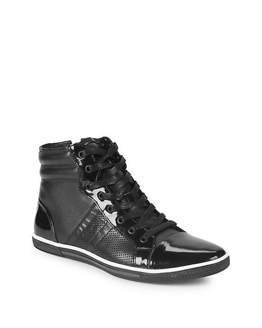 Kenneth Cole Base Down Low High-Top Sneakers
