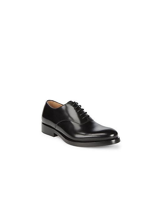Valentino Leather Lace-Up Dress Shoes