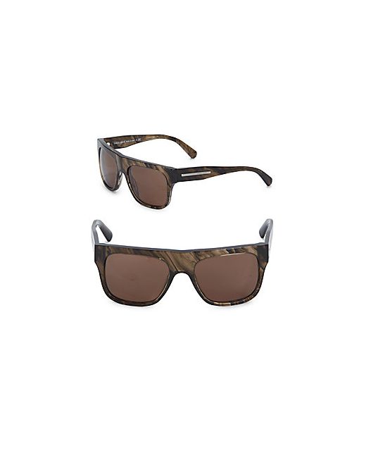 Giorgio Armani 55MM Printed Wrap Sunglasses