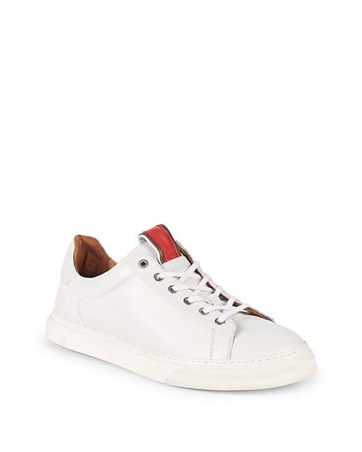 Vince Camuto Quin Leather Low-Top Sneakers