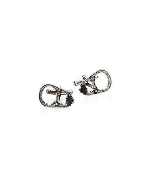 Alexander McQueen Can Ring Pull Cuff Links
