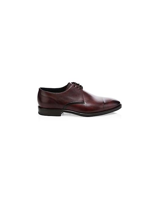 Sutor Mantellassi Lino Leather Derby Shoes