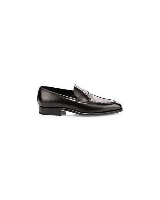 Sutor Mantellassi Olimpo Leather Penny Loafers